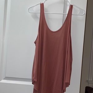 Lush pink tank top size small